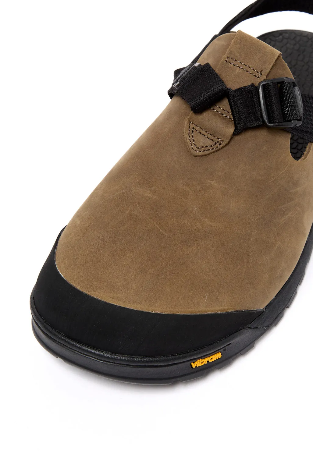 Bedrock Sandals Mountain Clog - Driftwood Grey Nubuck Leather
